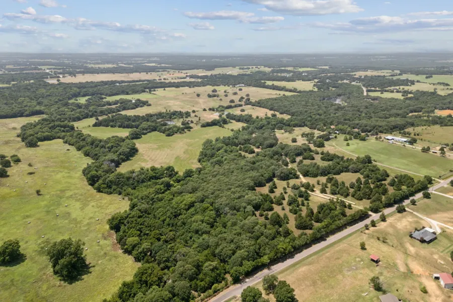 Aerial view of 55 acres