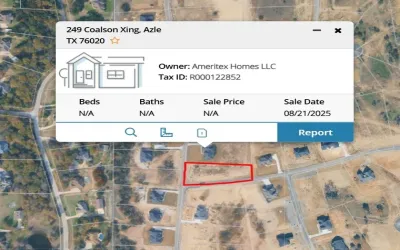 Improved Land For Sale in Parker County , 249 Coalson, Azle, Texas 76020, 0, 0, Garage spaces, 0 Sqft, built in 0, Price $116,289, mls#21197591, Real Estate Agent in Azle, Homes For Sale in Parker county, Homes For Sale in Azle, Realtor in Azle Texas, Real Estate Brokerage Independent Realty Texas, Luminita Cordes Realtor