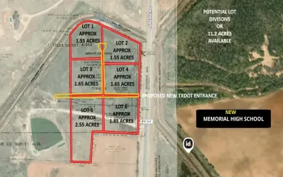 Retail For Sale in Wichita County , 1.85 A TBD Lot 4 Arena Road, Wichita Falls, Texas 76310, 0, 0, Garage spaces, 0 Sqft, built in 0, Proposed, Price $253,450, mls#21238867, Real Estate Agent in Wichita Falls, Homes For Sale in Wichita county, Homes For Sale in Wichita Falls, Realtor in Wichita Falls Texas, Real Estate Brokerage Independent Realty Texas, Luminita Cordes Realtor