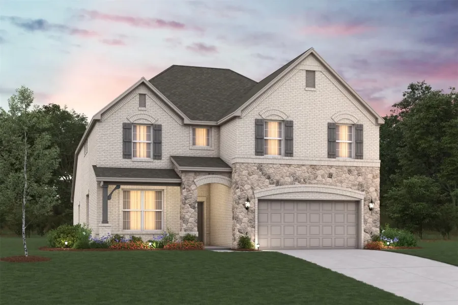 Beazer Homes Valencia on the Lake  Blackburn Floorplan.