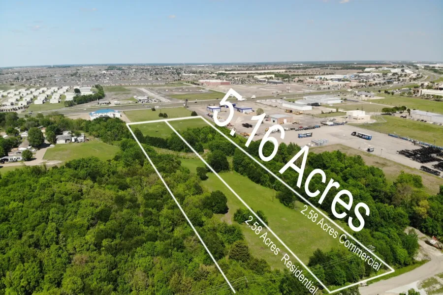 Fantastic 5.46 Acres of Commercial and Residential Lot in Forney. Picture your business here.