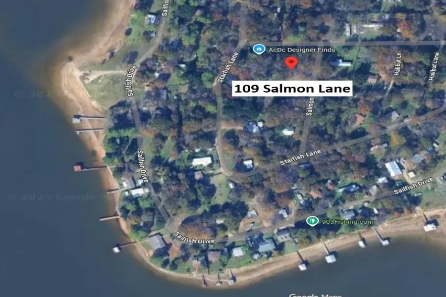 Aerial overview of property's location