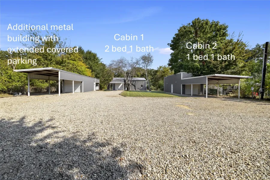 2 cabins