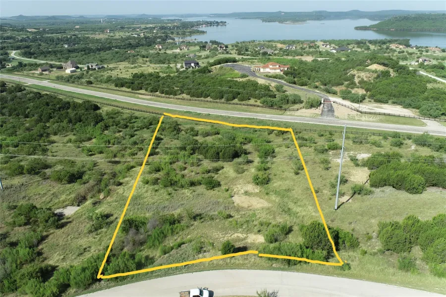 AMAZING Lake Views from this hillside lot.  Best seen in person!