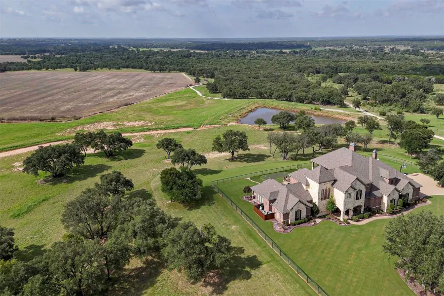 Aerial view of the Shipley River Ranch