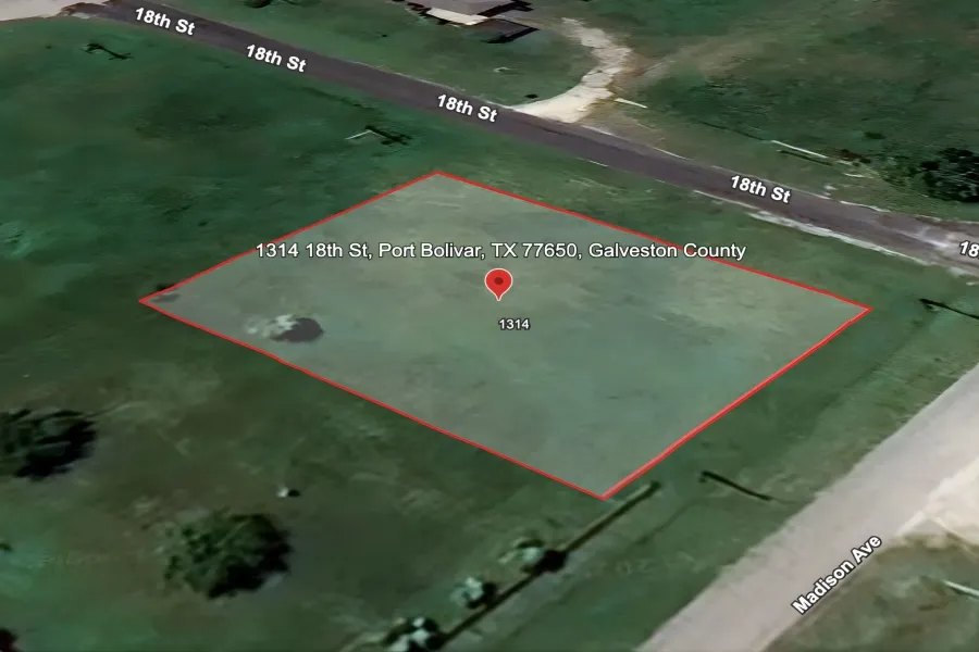 Map of property location featuring property parcel outlined