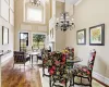 Open floor plan great for entertainment