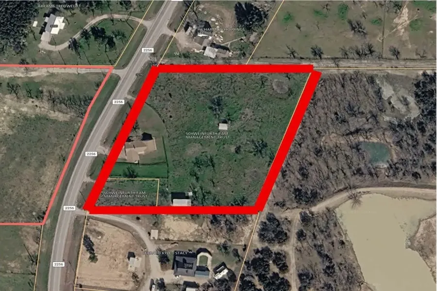 Property Survey. Illustrating the boundaries and surrounding features of the property